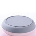 3pcs/set Bowl Sets Silicone Folding Lunch Box Folding with Lid Pink