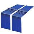 Royal Blue Table Runner 2pack 12x70.8 Inch Glitter Sequin Table