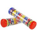 2pcs 8inchs Rain Maker Stick Tube Shaker Sensory Instrument,plastic