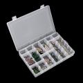 Jewelry Storage Box Transparent Plastic 36 Compartment with Lid(1pcs)
