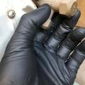 Nitrile Gloves Black 6pcs/lot Food Grade Waterproof Allergy Free S