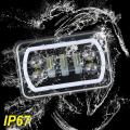 4x6 Inch Led Head Light Lamp Hi-lo Beam Drl Light for Jeep Wrangler