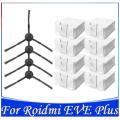 12pcs for Roidmi Eve Plus Robot Vacuum Cleaner Side Brush Dust Bag