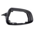 Left Outside Rearview Mirror Frame Side Rear View Mirror Cover Glass