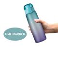 32oz Fitness Water Bottle for Gym Outdoor Office Work Gradient-green