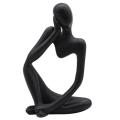 Thinker Statue Abstract Figure Sculpture Small Ornaments Resin-e