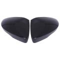 Glossy Black Car Rearview Mirror Covers Side Wing Mirror Caps