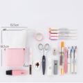 Telescopic Pop-up Pencil Bag Cosmetic Storage Bag for School Office,a