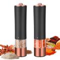 2pcs Automatic Salt Pepper Grinder Battery Powered Pepper A