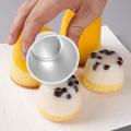 6 Pcs Aluminium Dariol Mould Nonstick Egg Tart Mould Bakeware Cup