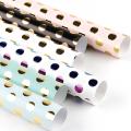 Dots Wrapping Paper Roll for Adults, with 6 Different Patterns