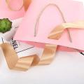 10 Pcs Paper Gift Bags with Gold Bow Ribbon, for Any Occasion 2 Size