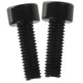 1 Pair Bike Water Bottle Cage Bolts M5 Aluminium Alloy Black