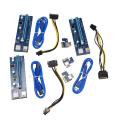 The 6 Pack Pci-e Riser for Bitcoin Eth Graphics Card 1x to Usb 3.0