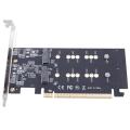 1 Piece Of Nvme to Pci-e Expansion Card M.2 to Desktop Graphics Card