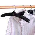 15 Inch Large Satin Padded Hangers,silk Hangers (black,5 Pack)