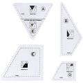 Creative Quilting Cutting Template,templates Quilt Ruler Set, Acrylic