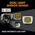 15w Motorcycle Spot Lights Waterproof Led White Amber Spotlight 2pcs