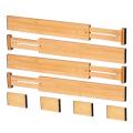 Drawer Divider Bamboo (43-56 Cm) Dresser Desk Organization System