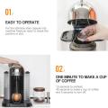 3pcs Reusable Capsule for Nespresso Vertuoline Coffee Filter 230ml