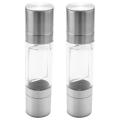 Stainless Steel Salt and Pepper Grinder 2 In 1