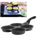 4 Hole Frying Pot Thickened Omelet Pan Non-stick Egg Breakfast Maker
