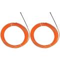 4mm 15 Meter Orange Guide Device Nylon Electric Cable Push