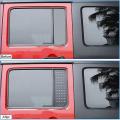Car Rear Door Window Glass Panel Cover Trim for Jeep Wrangler Jk