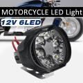 2pcs 6led Headlight for Motorcycle Brightness Electric Car Light 12v
