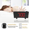 Led Digital Alarm Clock Fm Radio Time Projector for Bedroom Bedside