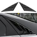 Rear Window Louver Cover for Hyundai Elantra 2021 2022,bright Black