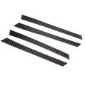 Car Soft Carbon Fiber Inner Door Panel Cover Trim for Toyota