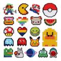 20 Pcs Mario Iron On Patches for Clothing Jackets Iron On Patches