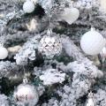 Christmas Tree Decoration Pendant 50 Christmas Balls Red and White