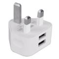 Usb Power Adapter Mobile Phone Charger Smart Travel Charger(uk Plug)