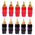 10pcs/lot Gold Plated Banana Binding Post Large Current Amplifier