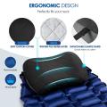 Portable Inflatable Pillow for Camping Hiking Backpacking Black