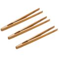 20 Pcs Wooden Toast Tongs Kitchen Gadgets Bbq Cooking Baking Tools