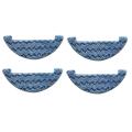 4pcs Replacement Washable Mop Cloth Mop Pads for Ilife A7 A9s Robot