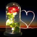 Rose Gift Decoration Rose Artificial Rose Gift Led Lamp Anniversary,a