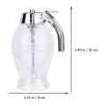 2pcs Honey Dispenser Non-drip Syrup Dispenser with Stand Honey Cup