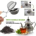 6pcs Tea Infuser Loose Leaf Tea Snap Ball Tea Strainer Spoon