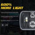 300w 5x7 7x6 Inch Led Headlights with High Low Beam for Jeep Cherokee