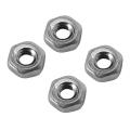 Metric M2 Hex Nuts 304 Stainless Steel Fastener 100pcs for Bolt