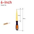 1pc Wood File Woodworking Golden Tapered Rasp Bastard 6-inch