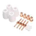 65 Pcs Plasma Cutter Tip Electrodes and Nozzles Kit Accessories