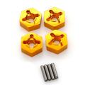 Metal 12mm Wheel Hex Adapter for Wltoys 104001 1/10 Rc Car,gold
