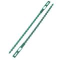 100 Pieces Adjustable Plant Twist Ties, 6.7 Inch Plastic (green)