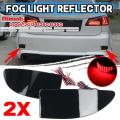 1 Pair Smoked Rear Bumper Reflector Light for Lexus Is250 2006-2013