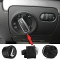 Chrome Auto Headlight Switch Knob for Golf Jetta Mk5 Mk6 Passat B6 B7